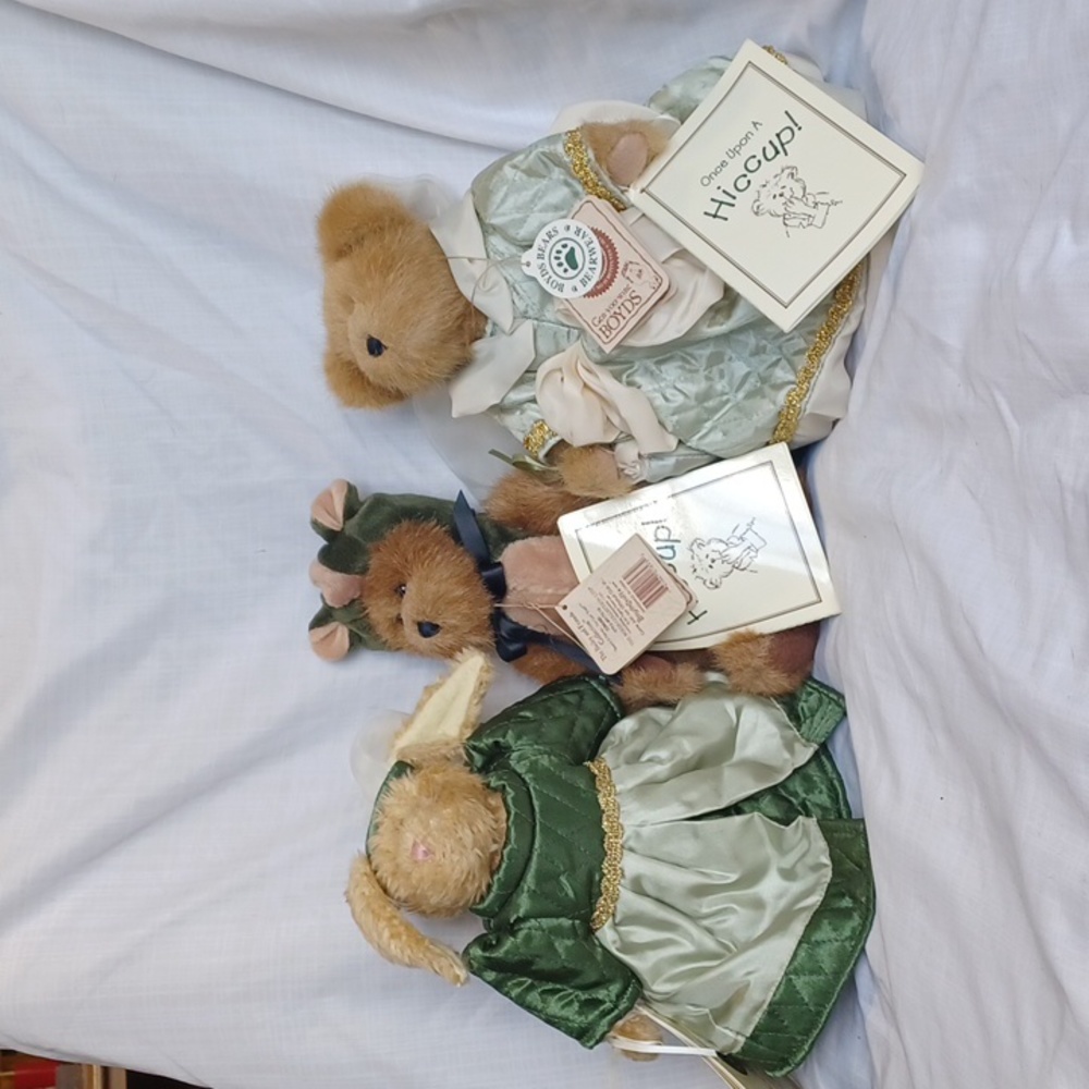 NWT Boyds Bears Spring 2001 Bailey and Friends Plush Set